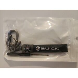 Buick Luxury Leather Keychain Keyring Buick Logo